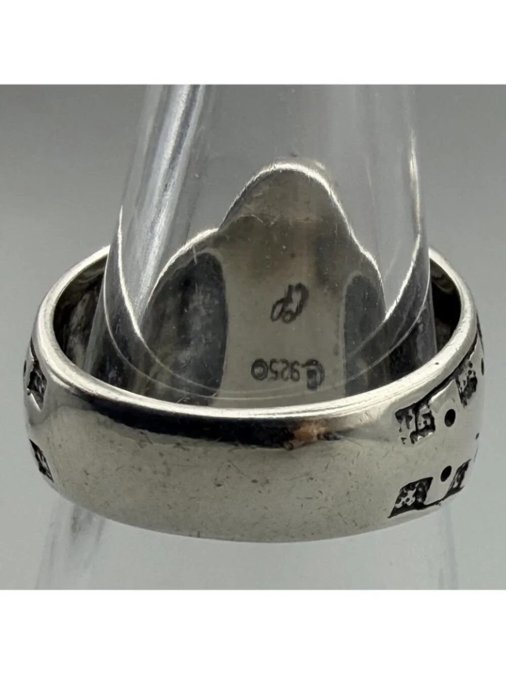 Carolyn Pollack Milky Aquamarine Shield Ring Relios Sterling Silver Size 7